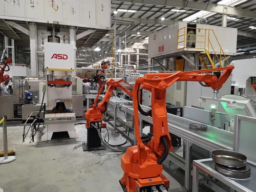錢(qián)江機(jī)器人 愛(ài)仕達(dá)智能工廠(chǎng) 國(guó)產(chǎn)機(jī)器人規(guī)?；瘧?yīng)用新樣本